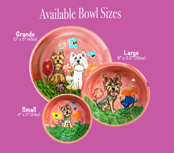 Champagne Poodle Bowl