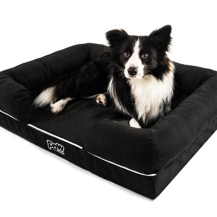 PupLounge™ Memory Foam Dog Bed Cover - Charcoal Grey (Bed Not Included) - Small