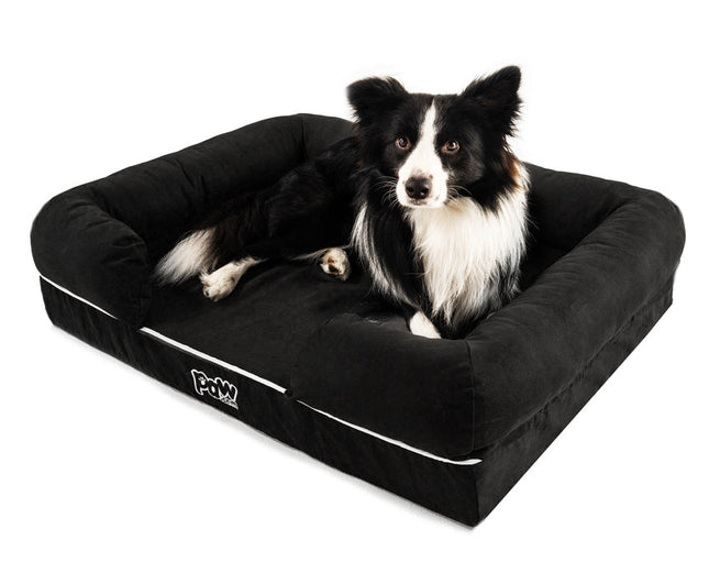 PupLounge™ Memory Foam Dog Bed Cover - Charcoal Grey (Bed Not Included) - Small