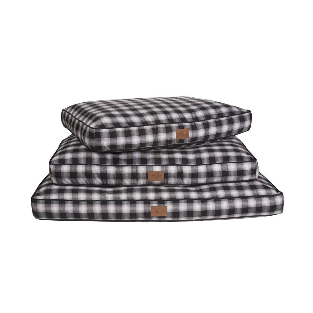 Charcoal Ombre Plaid Pet Napper