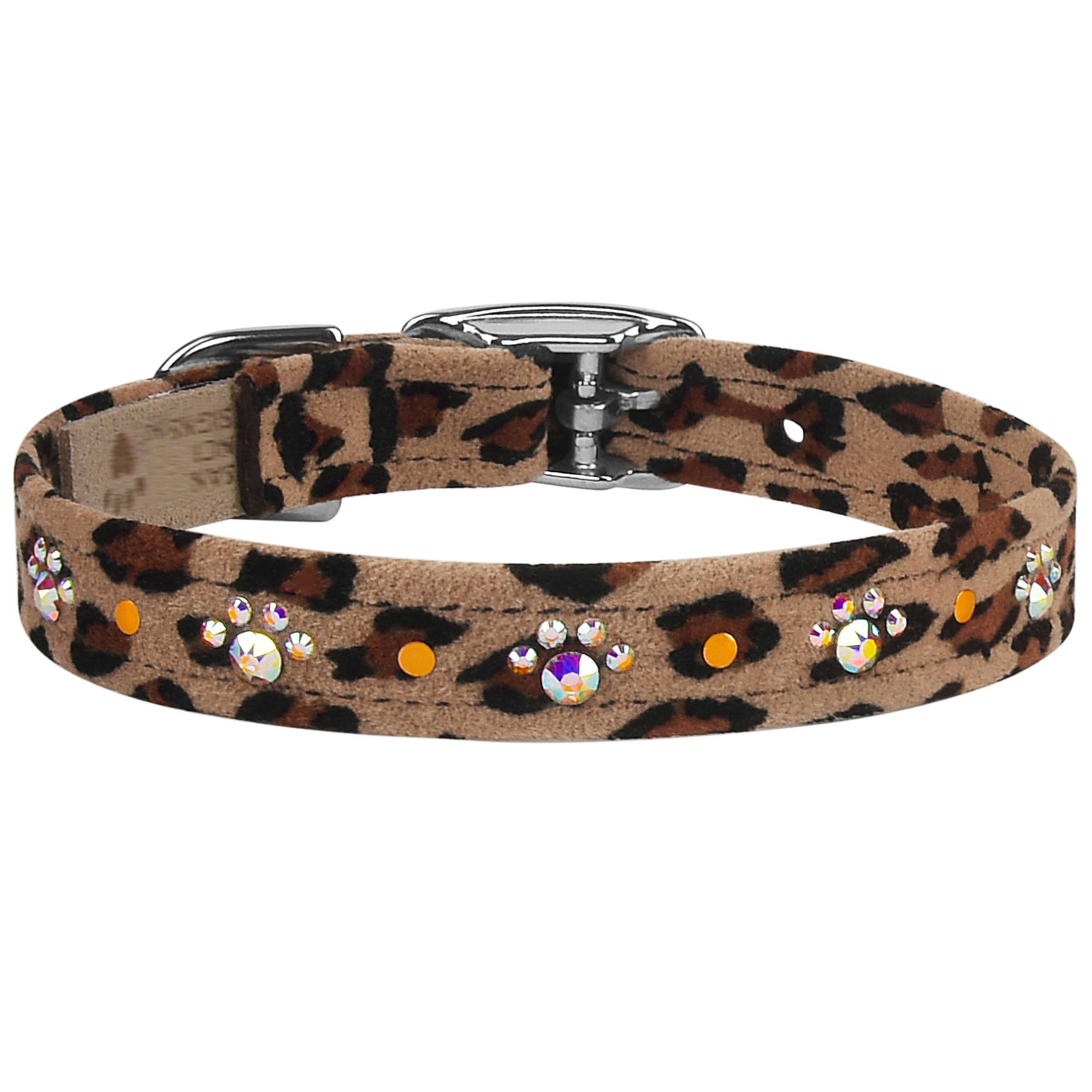 Cheetah Couture Crystal Paws Collar Cheetah