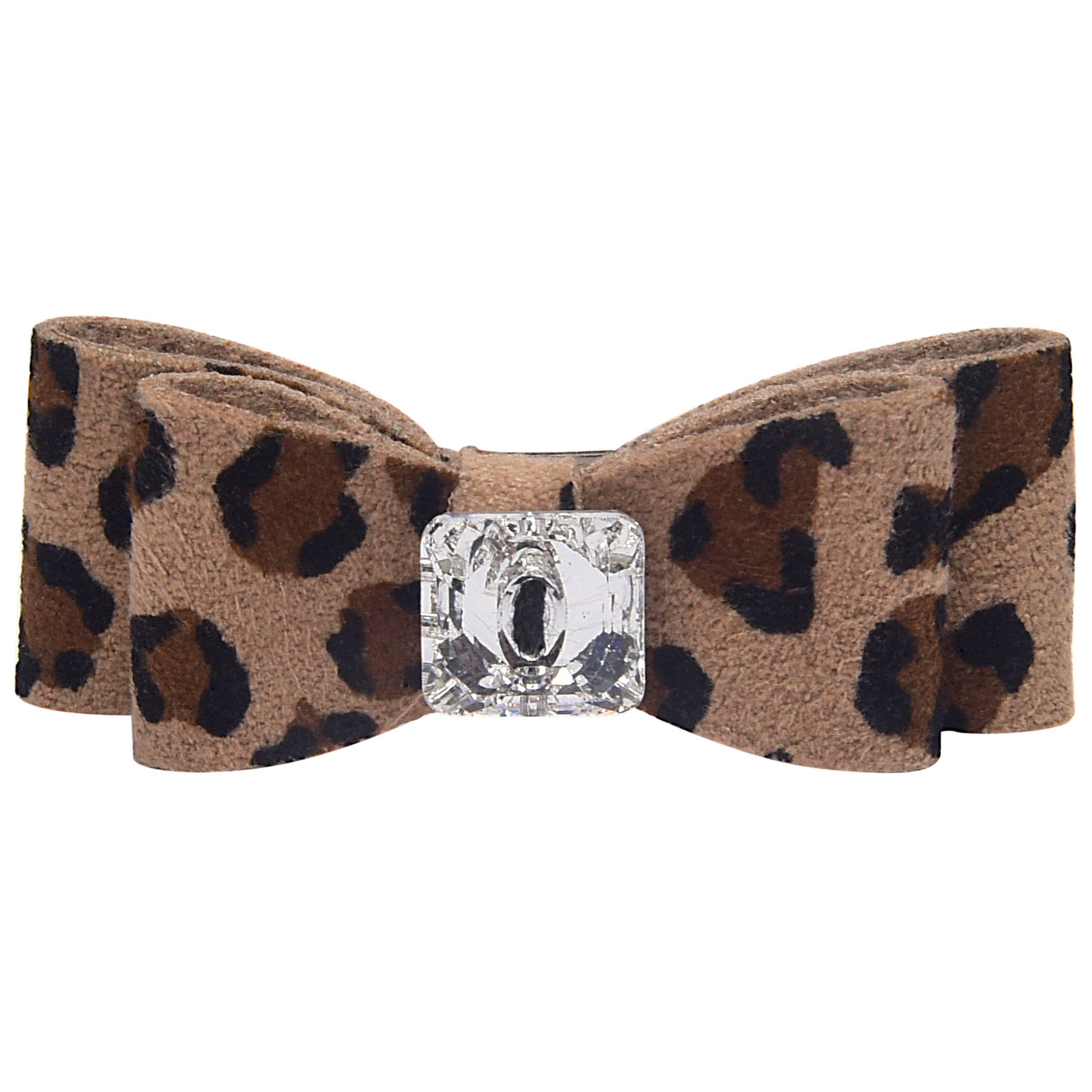 Cheetah Couture Big Bow Hair Bow Cheetah