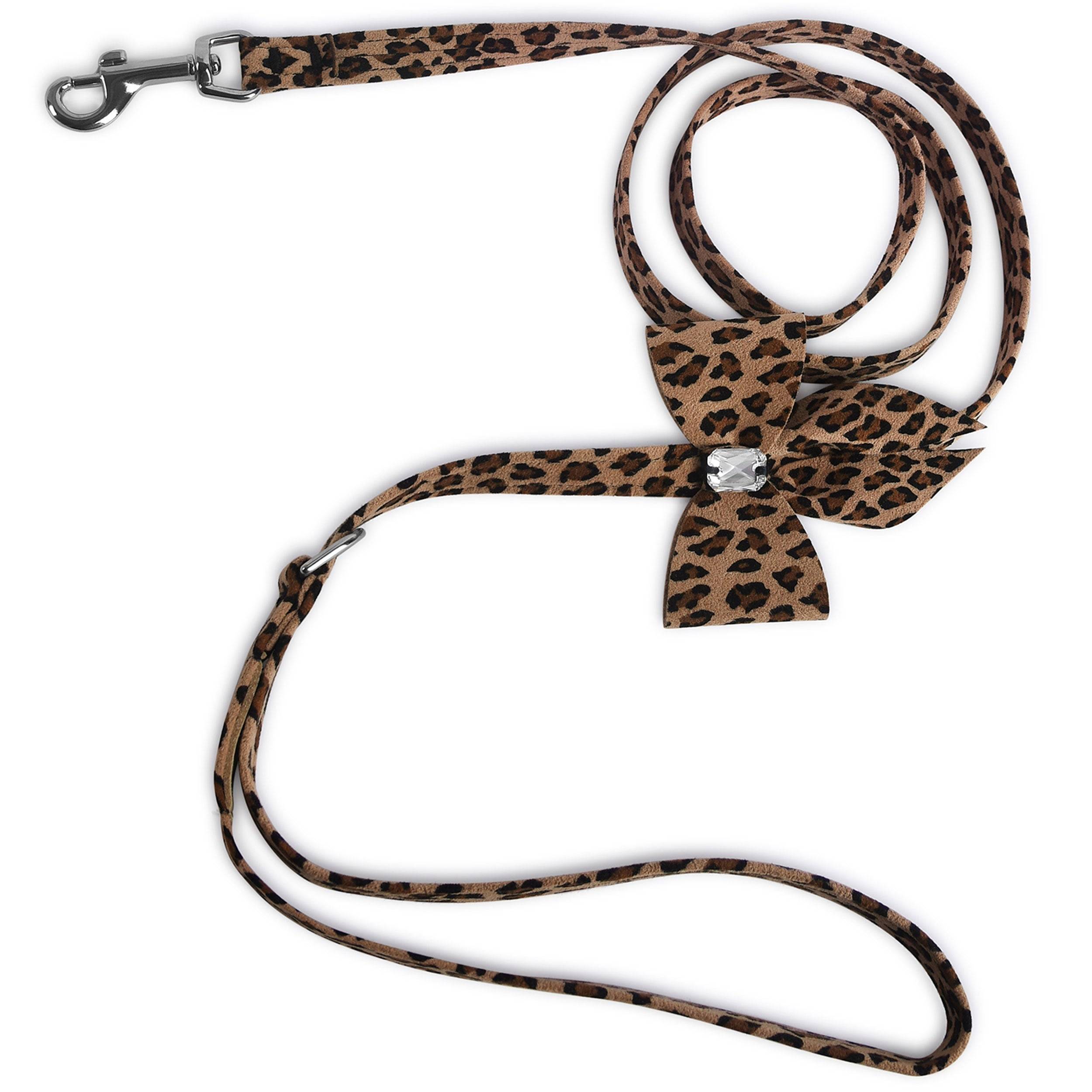 Cheetah Couture Tail Bow Leash Cheetah