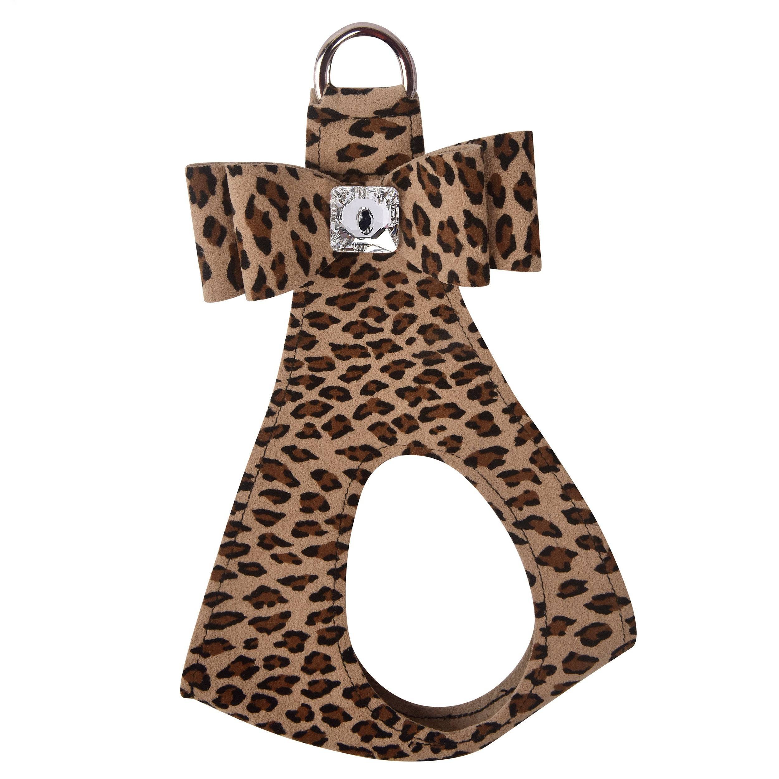 Cheetah Couture Big Bow Step In Harness Cheetah