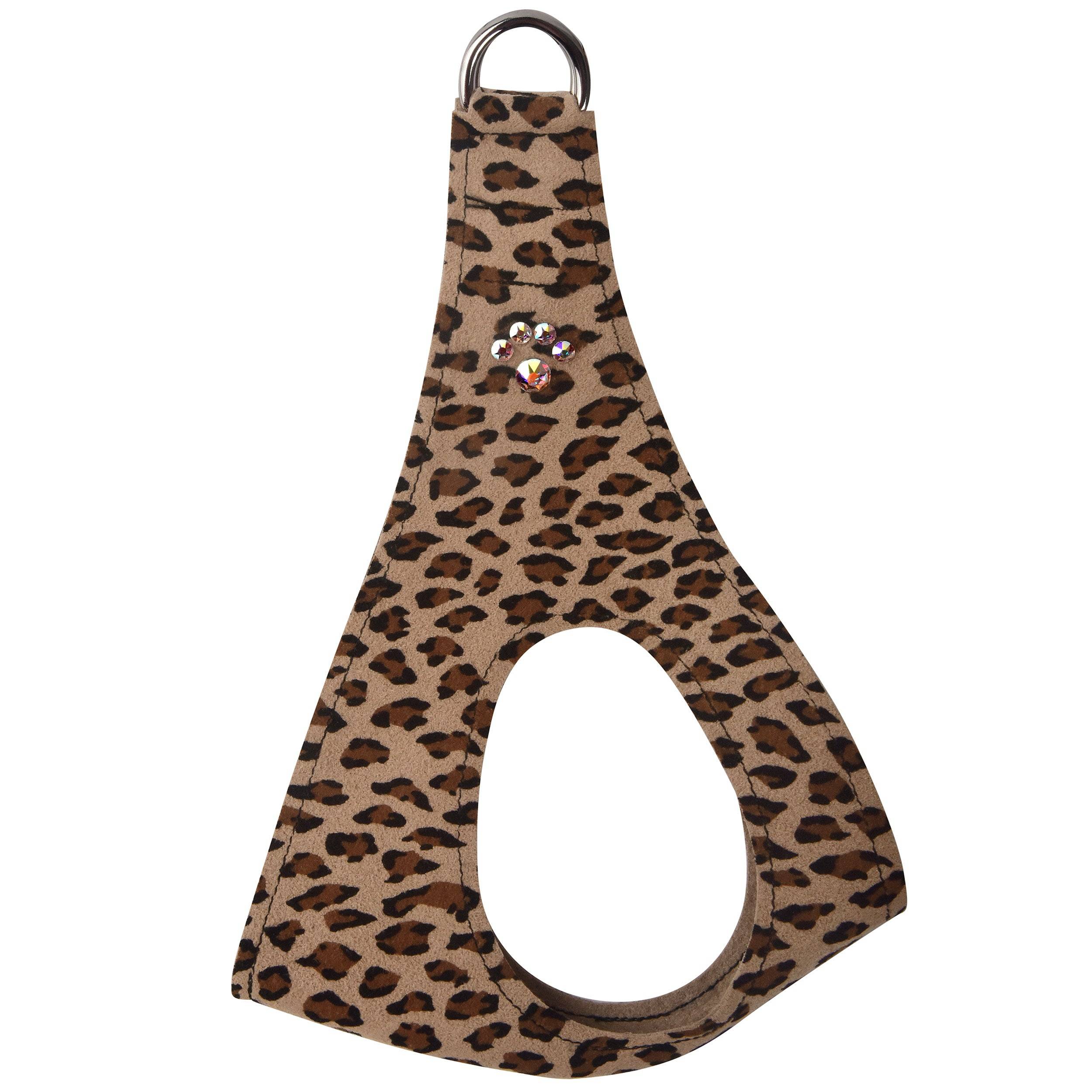 Cheetah Couture Crystal Paws Step In Harness Cheetah