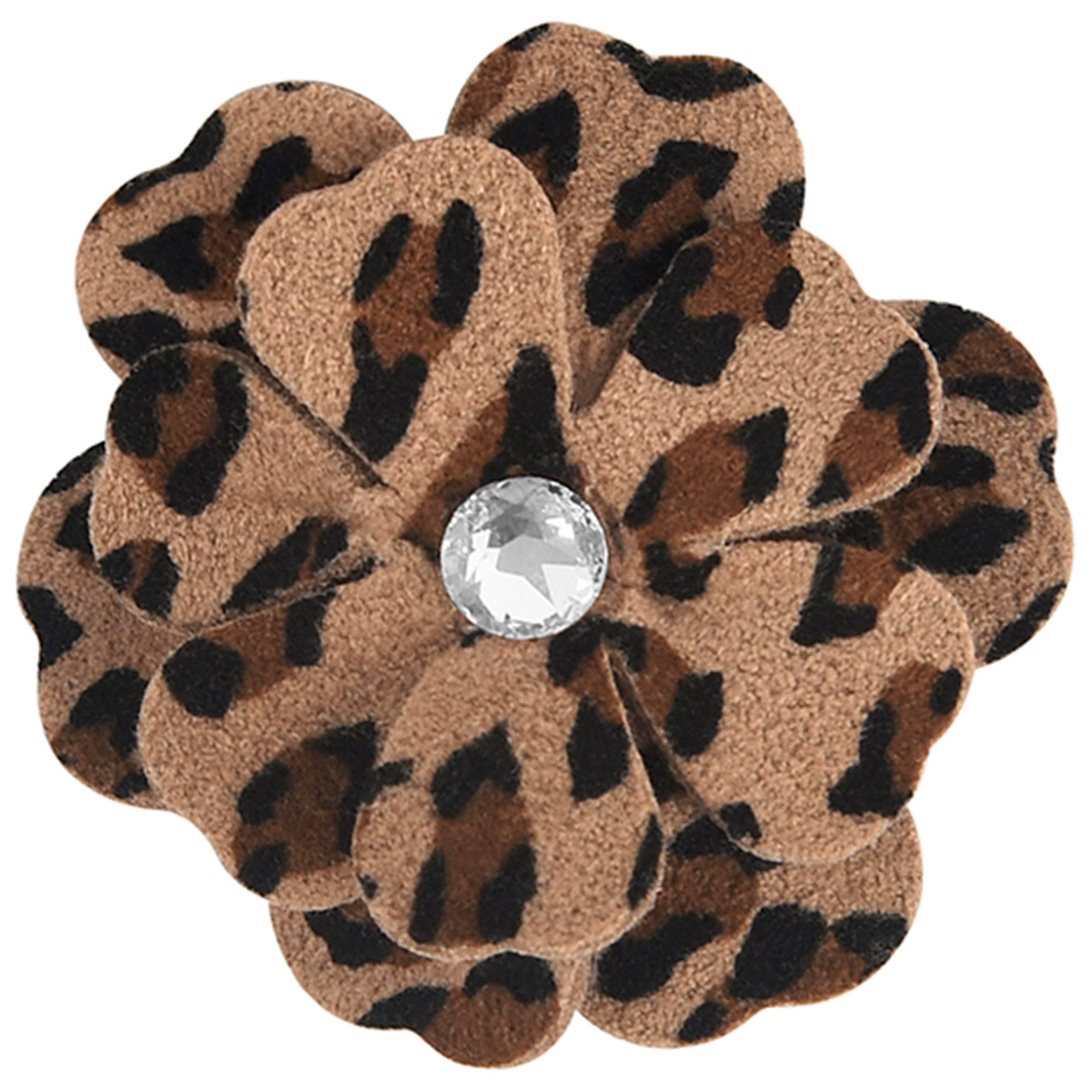 Cheetah Couture Tinkie's Garden Flower Hair Bow 1 Cheetah