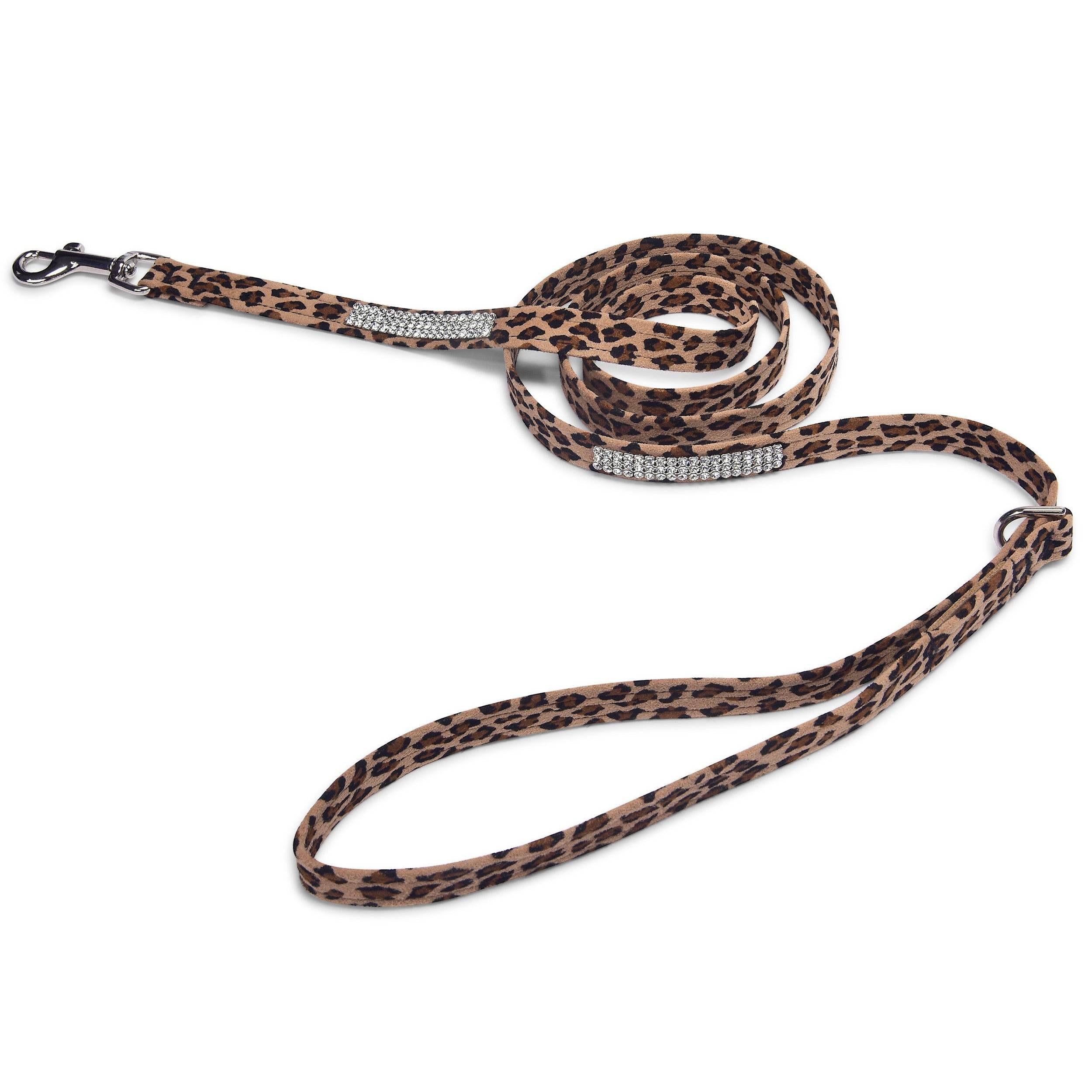 Cheetah Couture 3 Row Giltmore Leash Cheetah