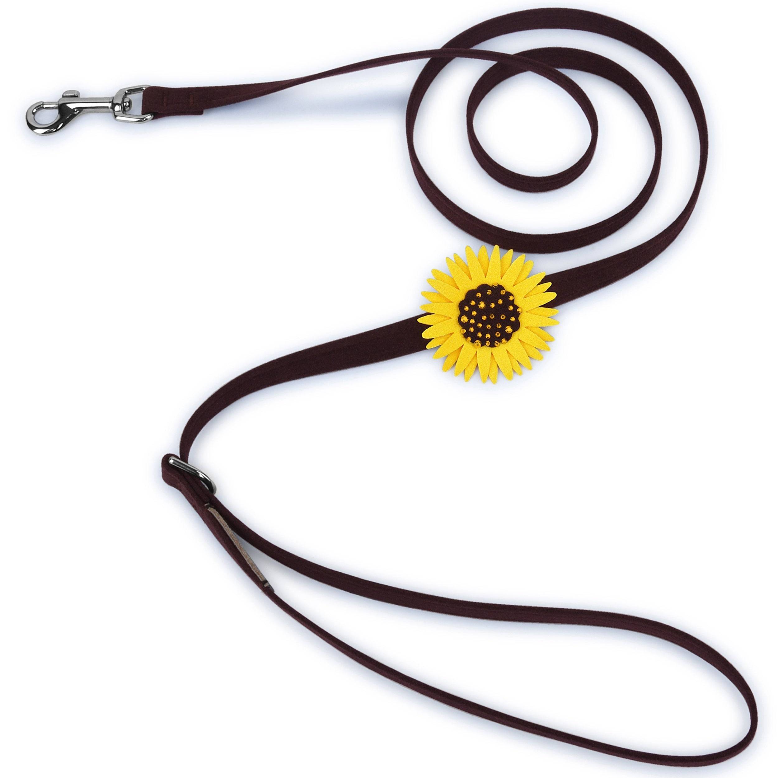 Sunflower Leash Chocolate