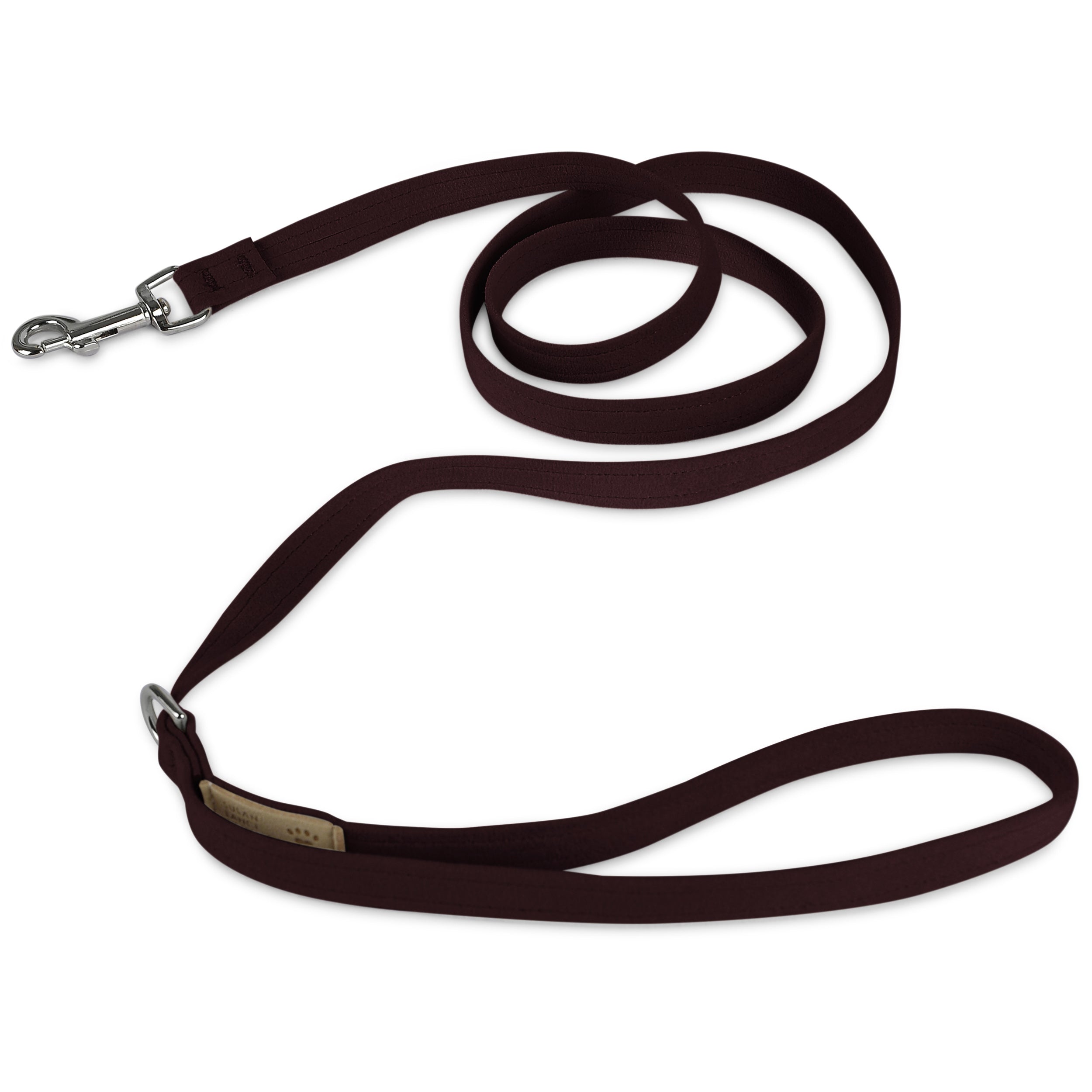 Chocolate Solid Leash 4 FT Chocolate