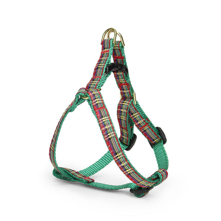 Christmas Sparkle Plaid Small Breed Dog Harness