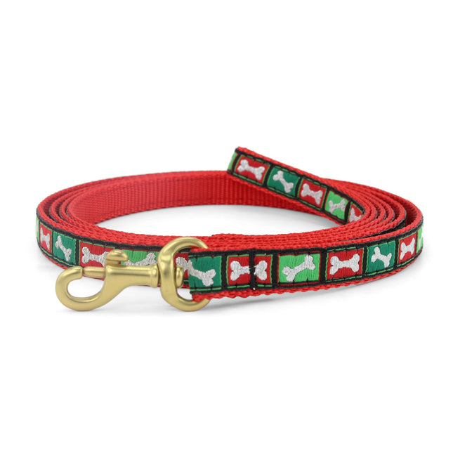 Christmas Bones Small Breed Dog Lead