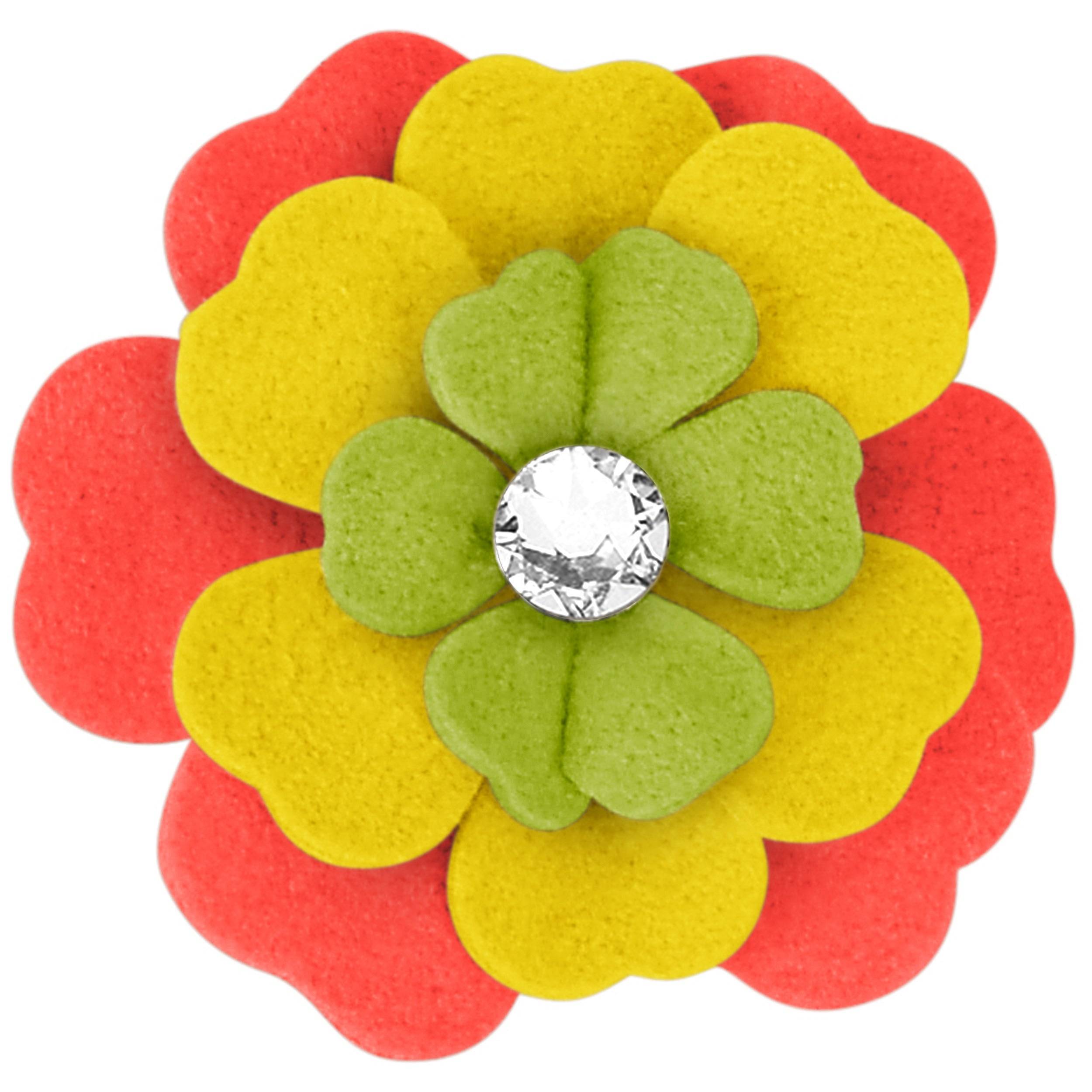 Citrus Flower Hair Bow Assorted One Size