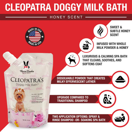 Cleopatras Doggy Milk Bath by Warren London