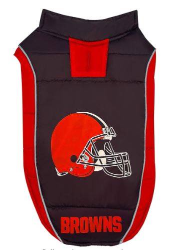 Cleveland Browns Puffer Vest Large