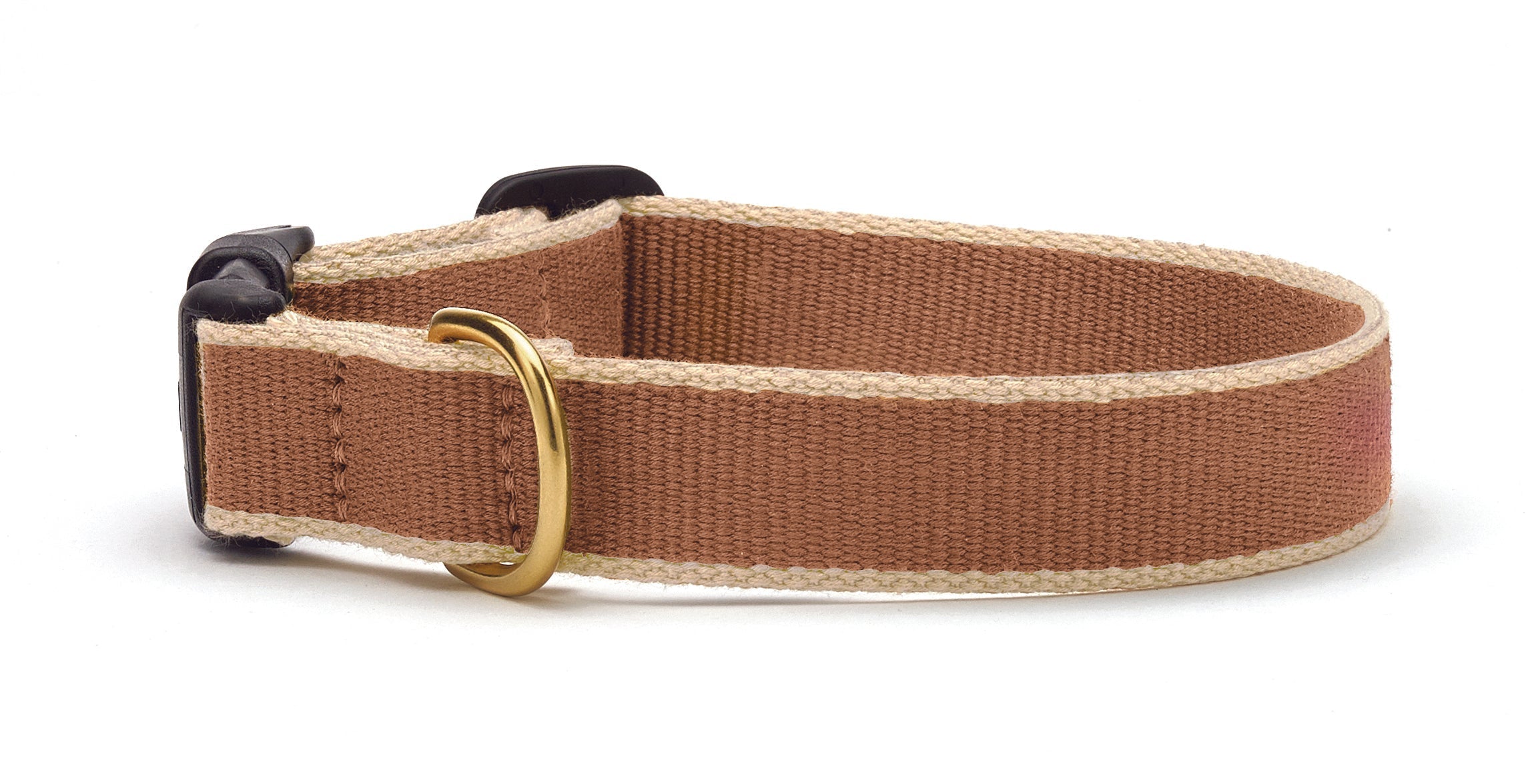 Color Market Dog Collar - Narrow Camel & Cream