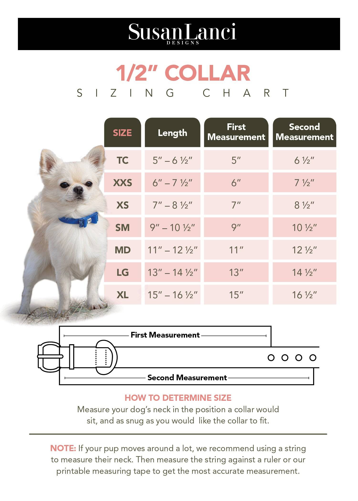 Nouveau Bow 3 Row Giltmore Collar