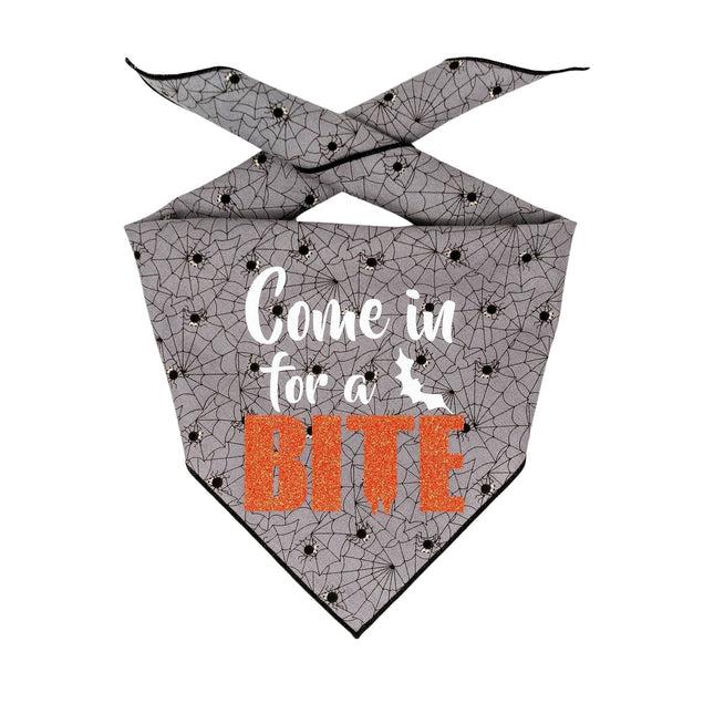 Come in for a Bite Dog Halloween Dog Bandana