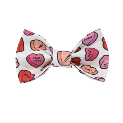 Conversation Hearts Bow Tie