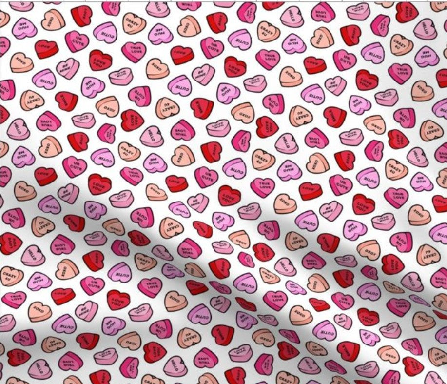 Conversation Hearts Valentine Bandana