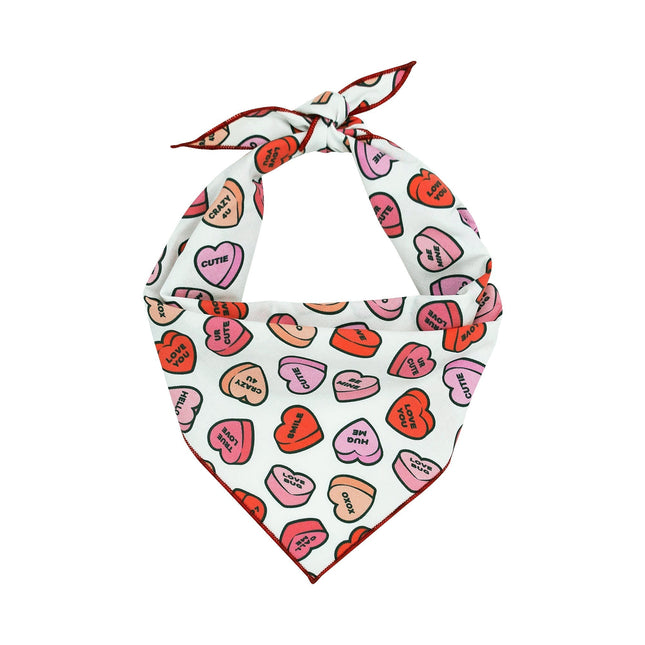 Conversation Hearts Valentine Bandana