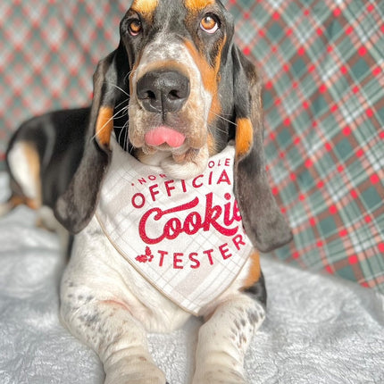 Cookie Tester Dog Bandana