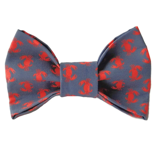 Crab Fest Dog Bow Tie