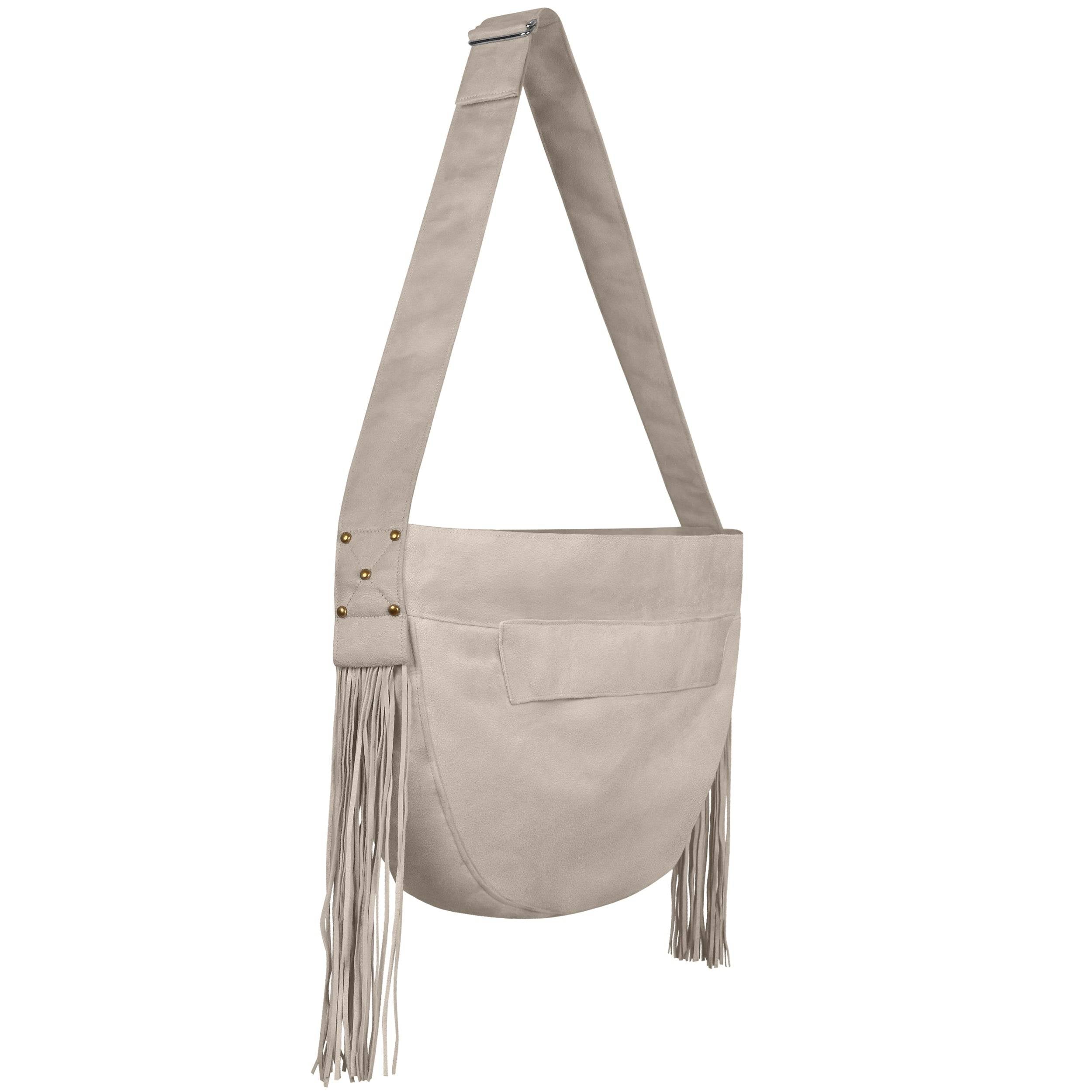 Fringe Cuddle Carrier with Curly Sue One Size Doe Ivory Curly Sue