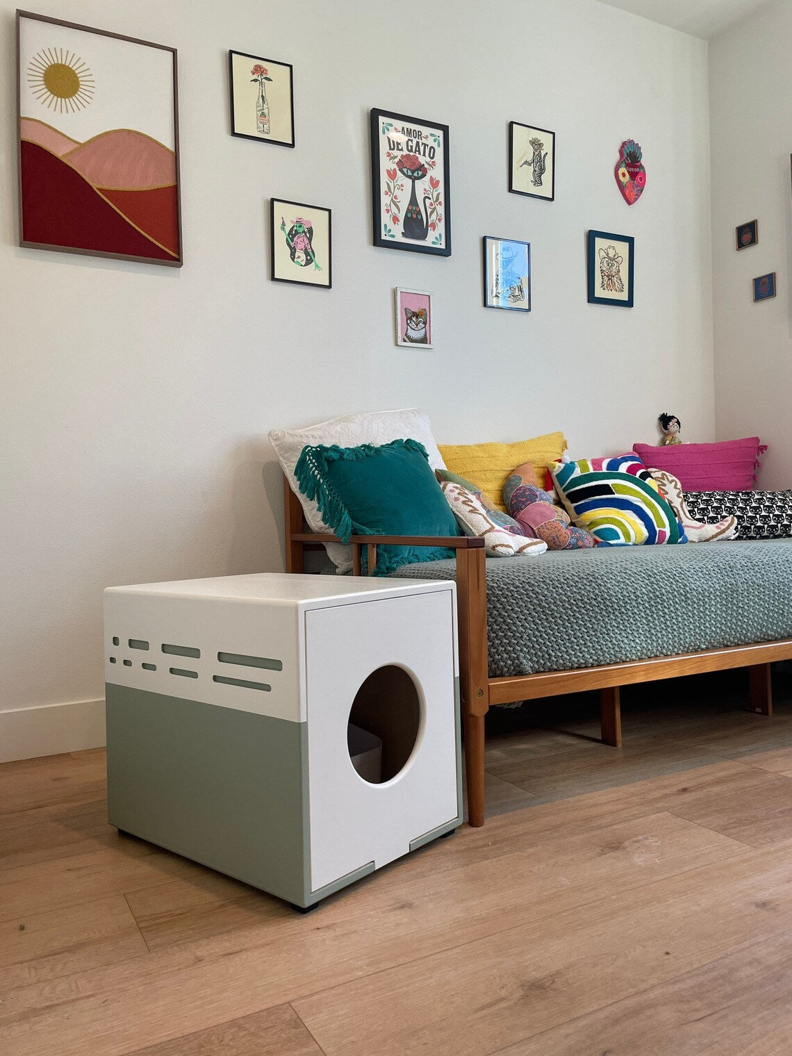 Custom Litter Box Enclosure for Cats HT Animal Supply