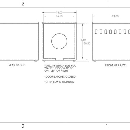 Custom Litter Box Enclosure for Cats