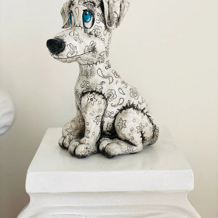 Cute Puppies Sculpture Set of 2