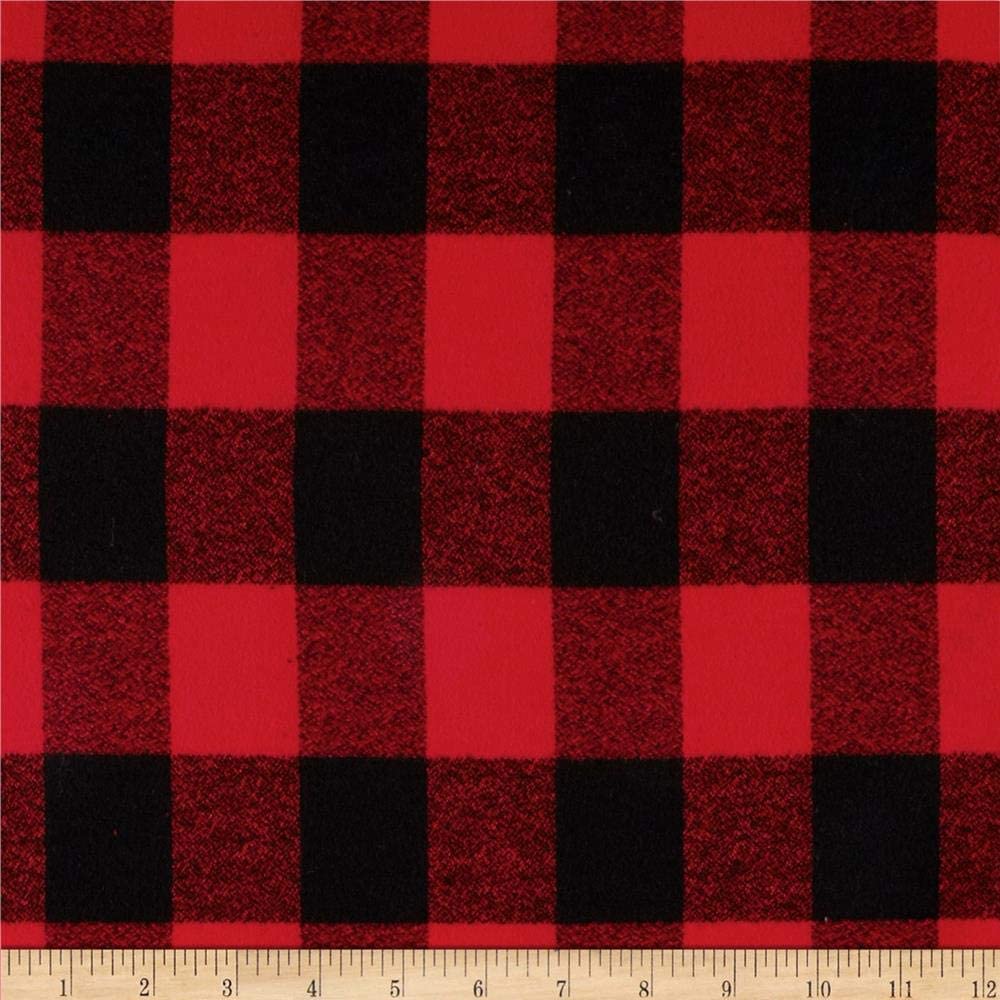 Cutest Reindeer Red & Black Plaid Dog Bandana