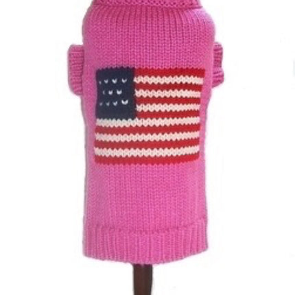 Patriotic Pup Sweater (3 colors Navy, Grey, Pink)