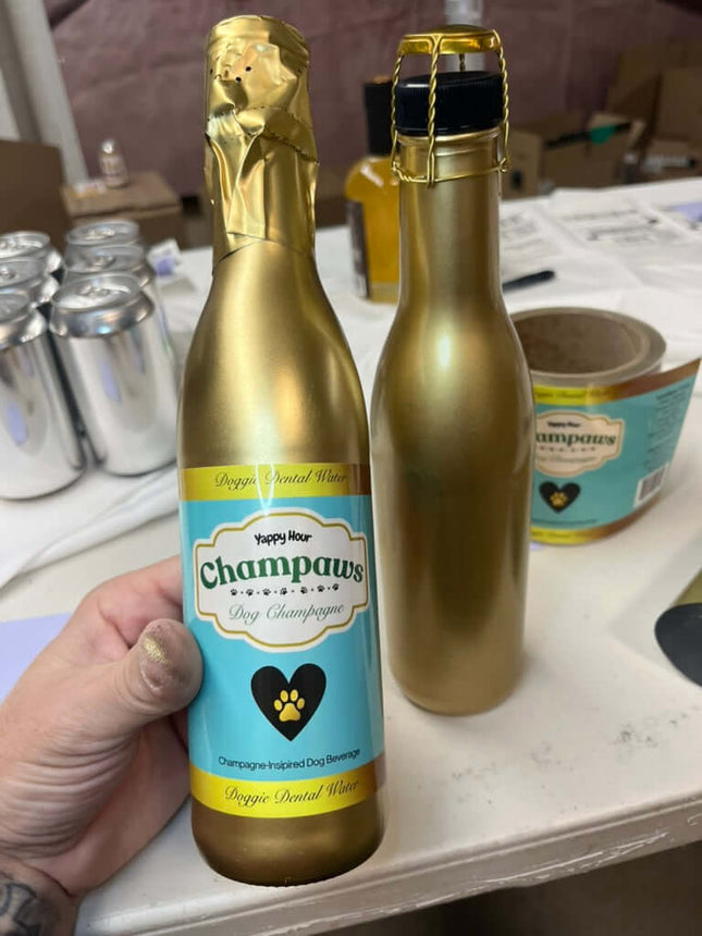 Champaws Dog Champagne