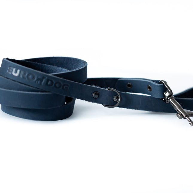 Sport Style Blue Jeans Leather Leash