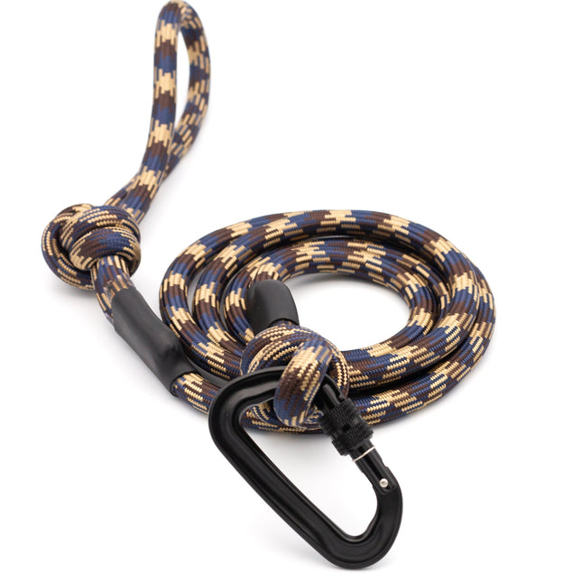 Adventure Style Mountain Argyle Climbing Rope Dog Leash