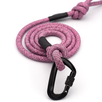 Adventure Style Mountain Blush Climbing Rope Dog Leash