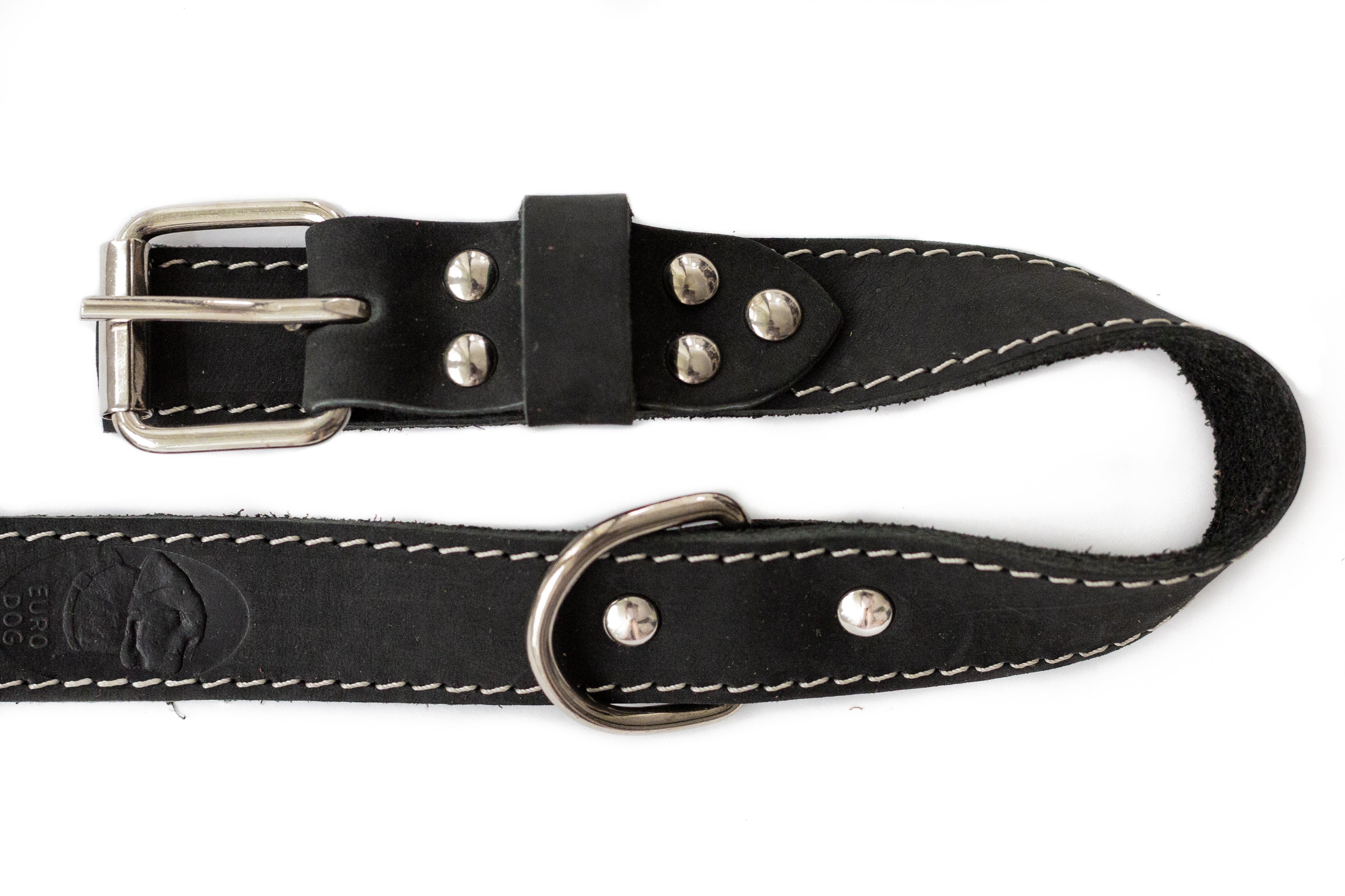 Traditional Leather Dog Collar