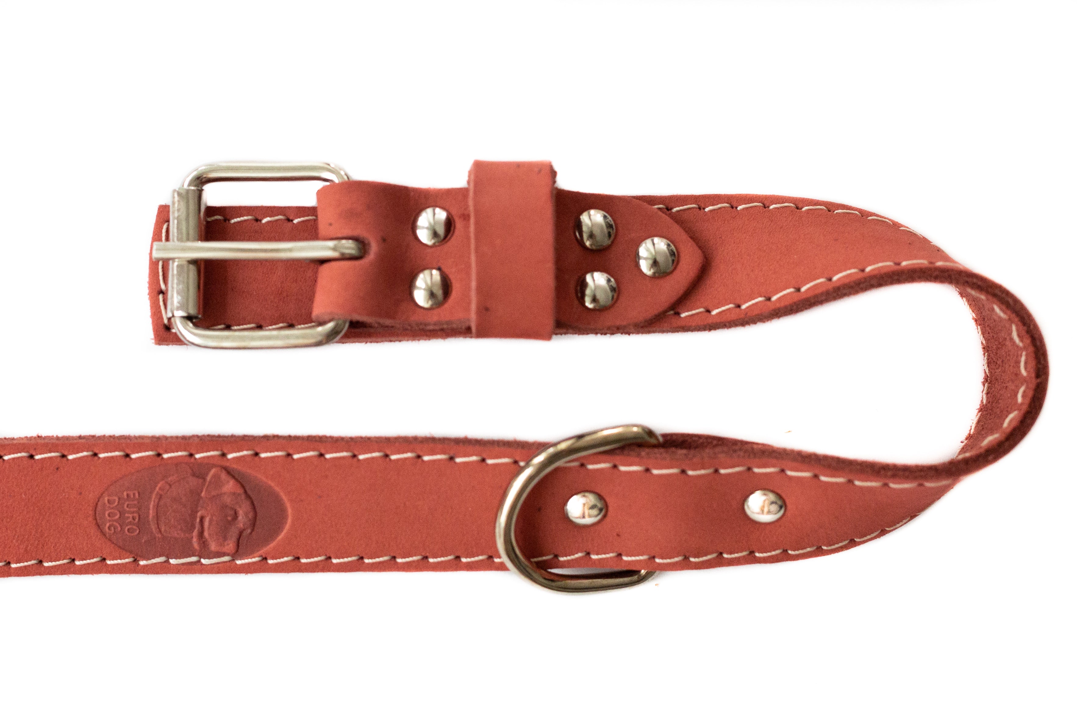 Traditional Leather Dog Collar