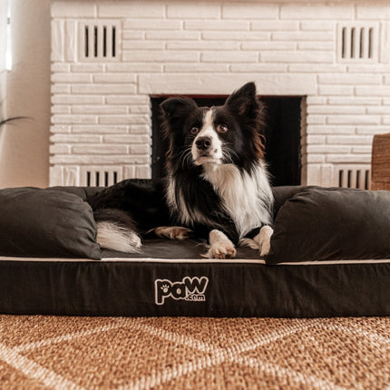 PupLounge™ Memory Foam Dog Bed Cover - Charcoal Grey (Bed Not Included) - Small