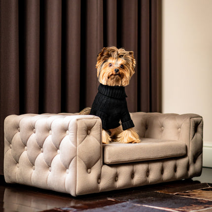 The Royal Luxury Pet Bed in Dark Brown