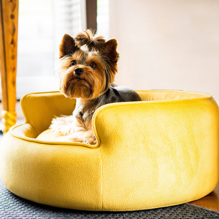 The Yin & Yang Luxury Pet Bed in Dark Brown