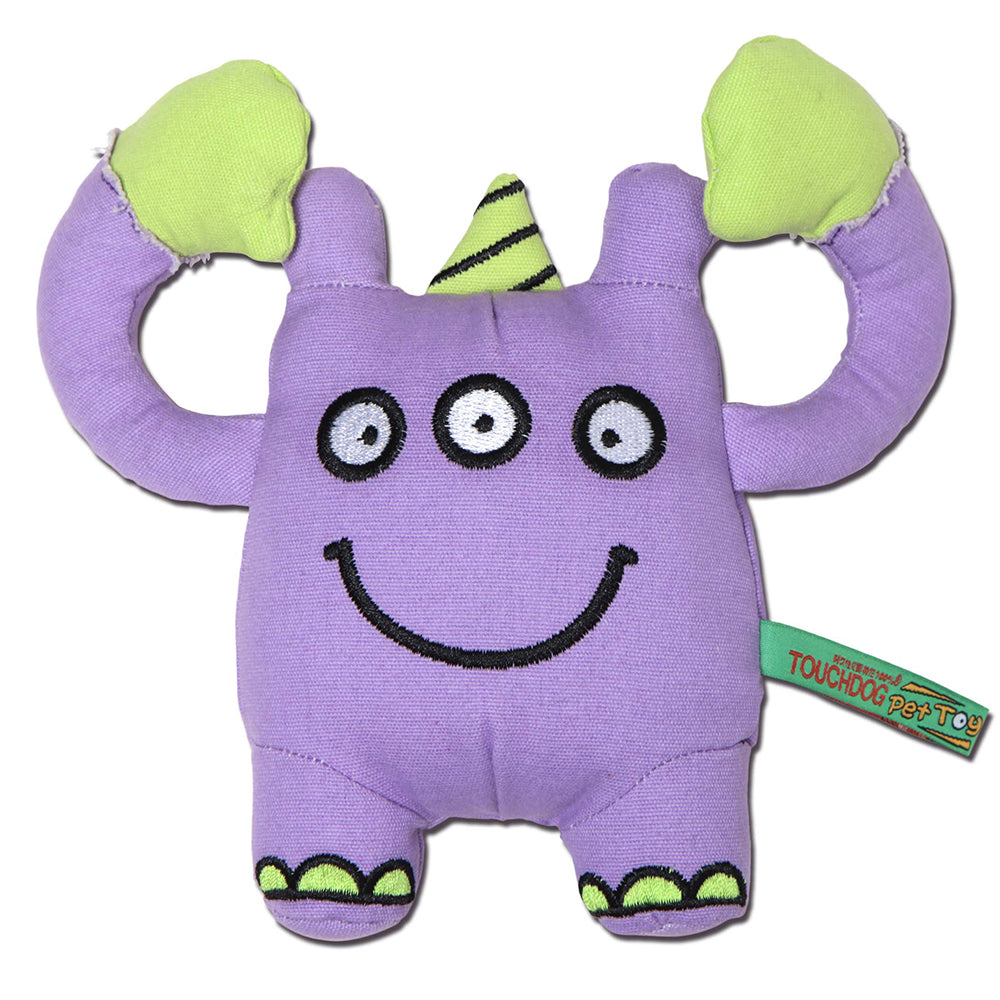 Touchdog Cartoon Three-eyed Monster Plush Dog Toy Option