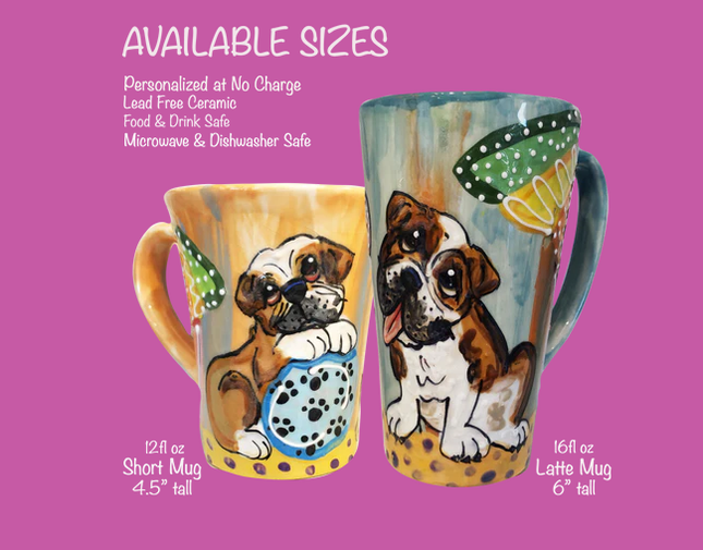 Dalmatian Latte Mug | Personalized Mugs