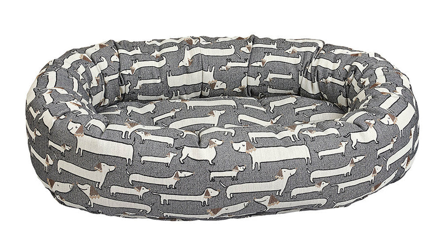 Dashing Dogs Donut Bed