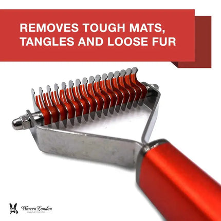 Dematting Rake Brush for Dogs and Cats