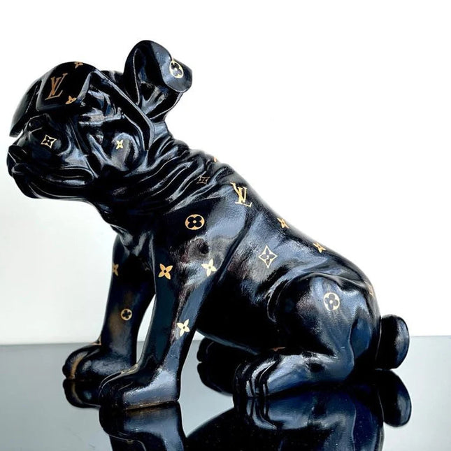 Designer Luxury Design Bulldog in Black