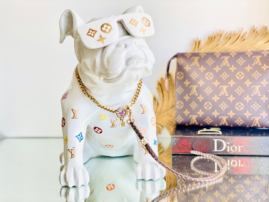 Designer Luxury Design Bulldog in White Default Title