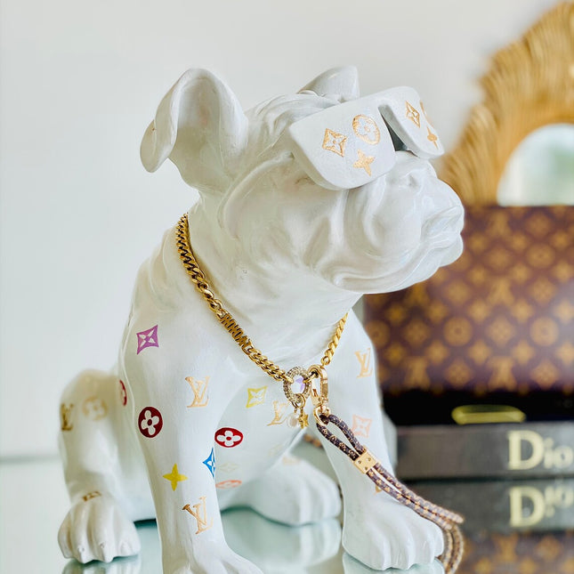 Designer Luxury Design Bulldog in White