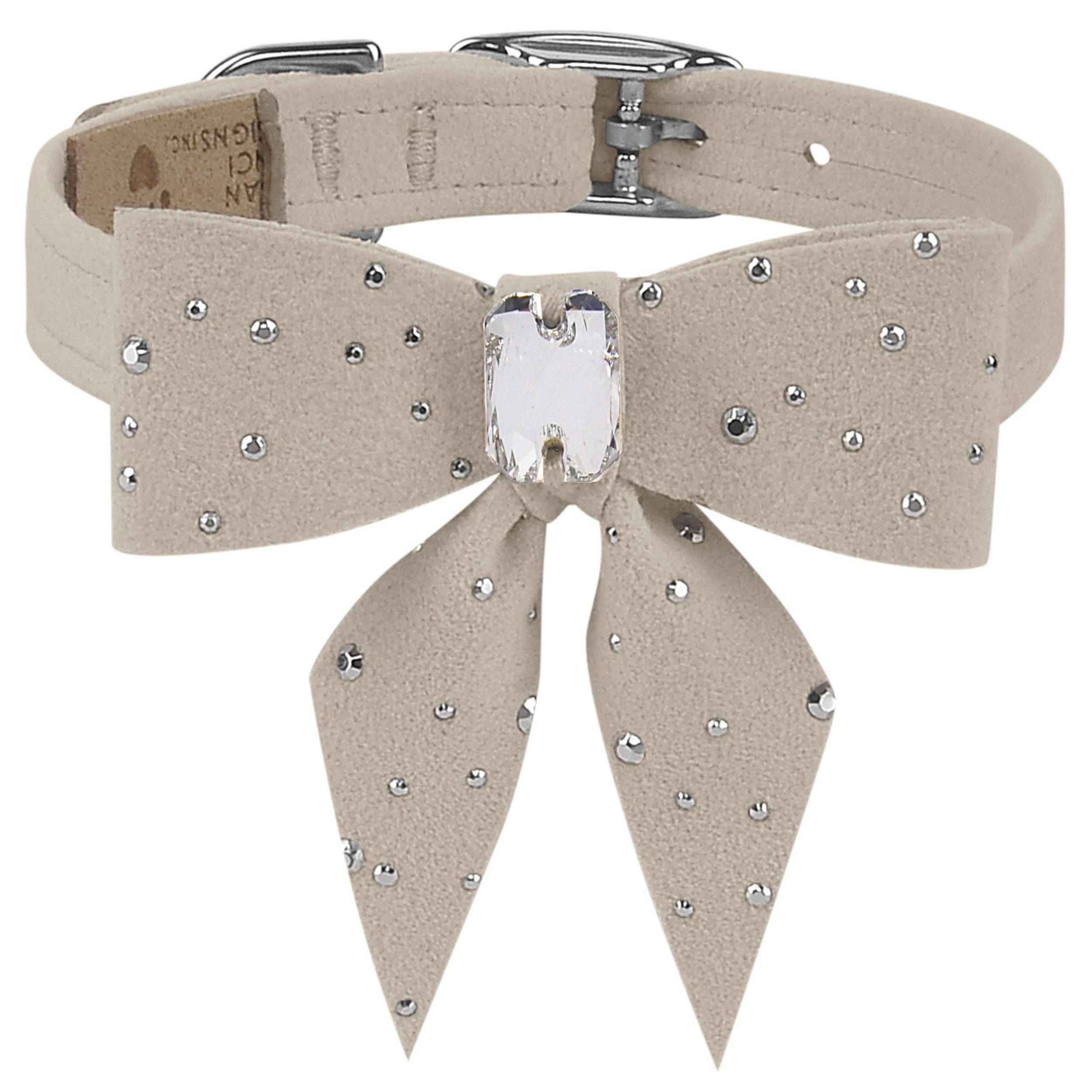 Silver Stardust Tail Bow Collar Doe