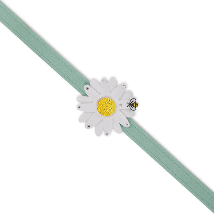 Large Daisy with AB Crystal Stellar Center Leash